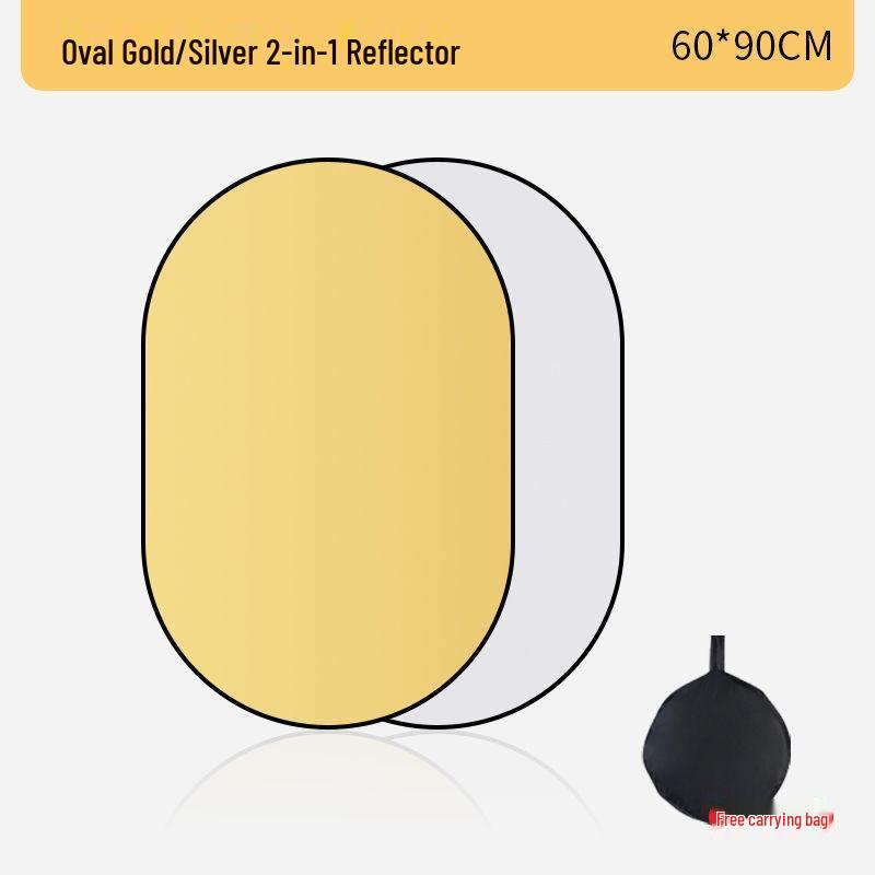 Foldable Studio Fill Light for Live Streaming & Outdoor Photography - Portable Reflector Panel