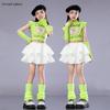 Hip Hop Mädchen Süßigkeiten Crop Top Street Dance Stufenröcke Kinder Süßes Streetwear Kind Jazz Cheerleader Kostüme Kleidung Sets