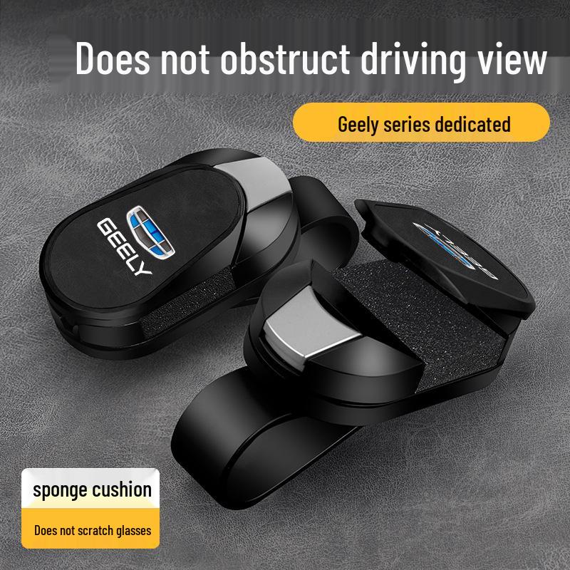 Compatible Glasses Clip for Geely Panda Mini, Bin Yue, Xing Yue L, Emgrand, and Boyue L Sun Visors