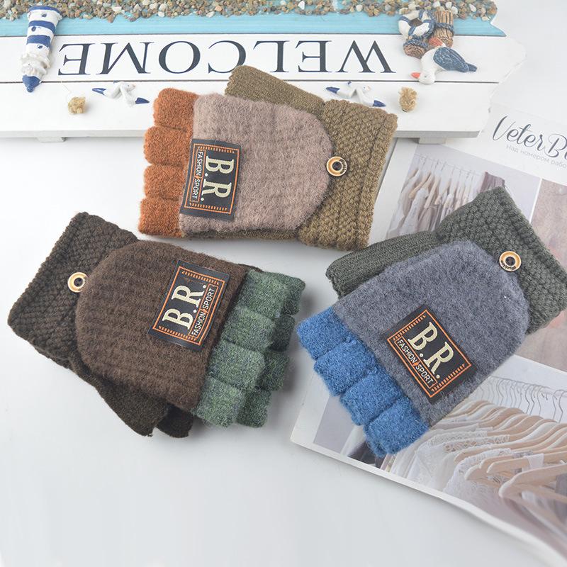 

Новые мужские перчатки без пальцев average size