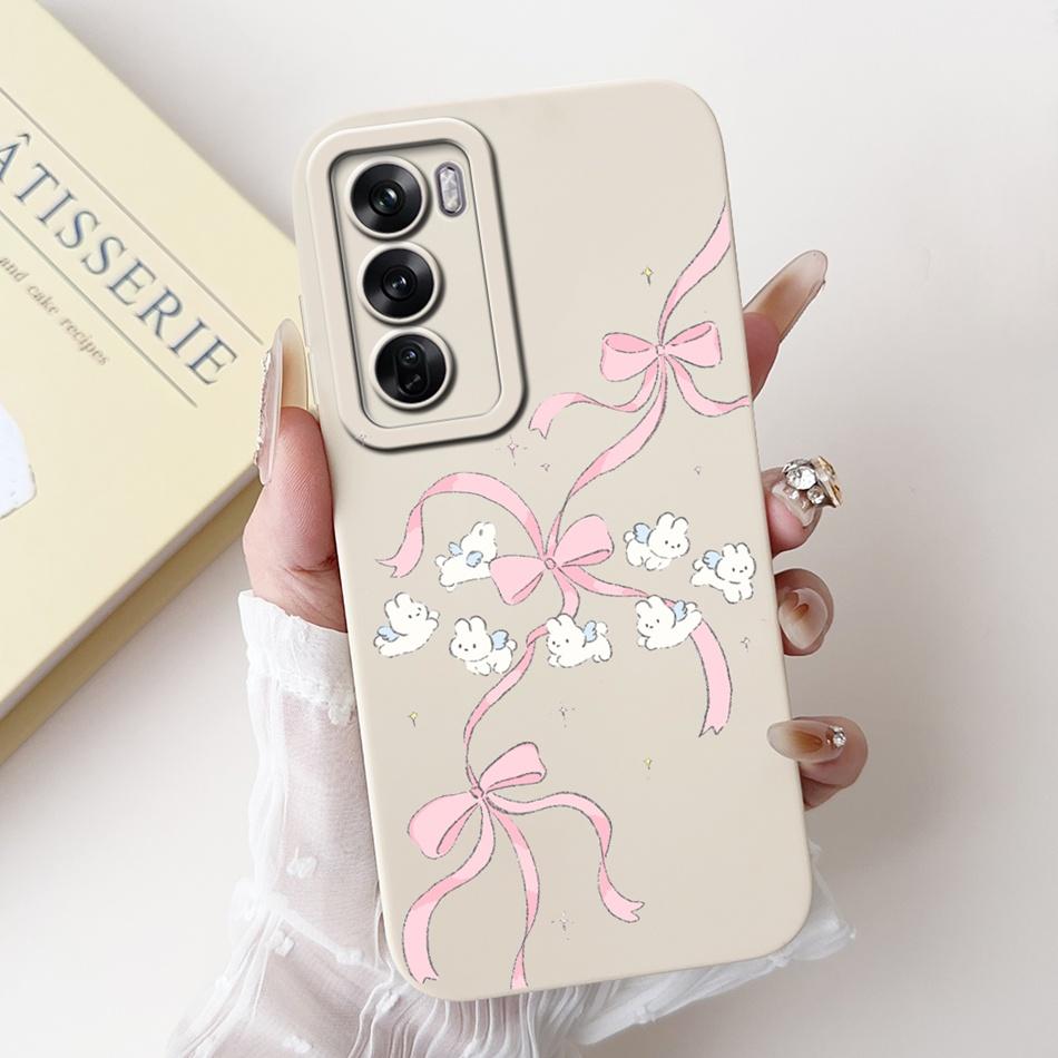 For OPPO Reno12 12Pro Elegant Butterfly Floral Phone Case For Oppo Reno12 Pro Reno 12 5G CPH2625 CPH2629 Soft Silicone Cases