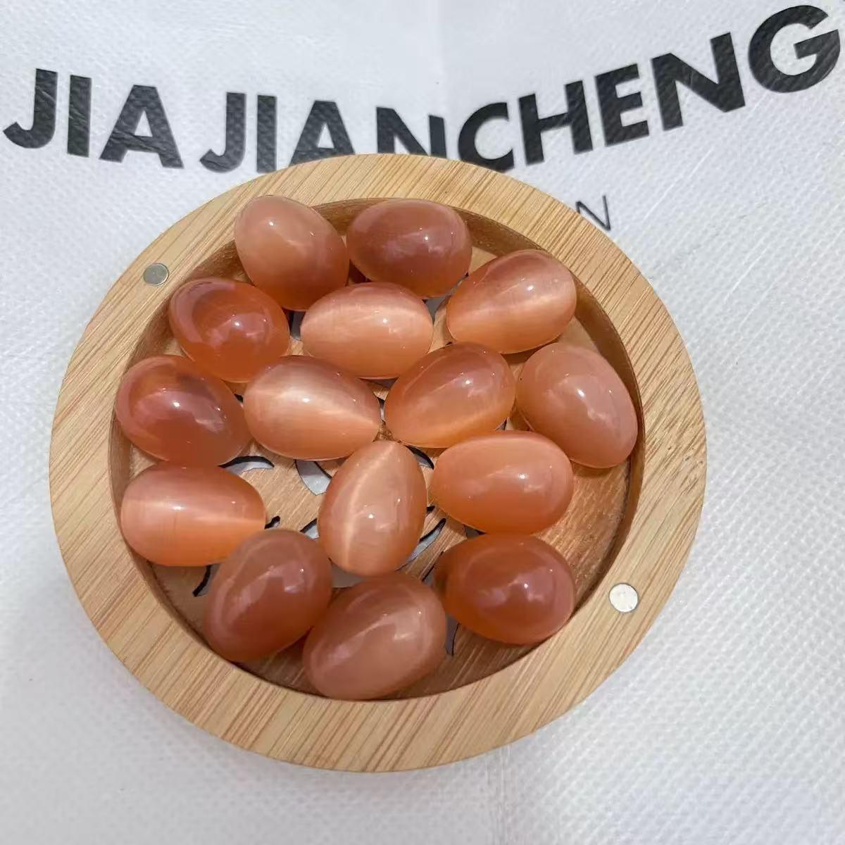 

Разноцветные Камень Кошачий Глаз Агат Нефрит Яйцевидные Камни (2x1,5 см) Игровой элемент 2x1.5cm