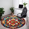 1pc Mandala Artwork Chair Carpet for Office, Non-slip, Soft and Durable Office Rug for Decoration, Perfect for Office Yy251229156