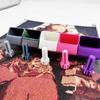 DIY Craft Point Drill Pens Holder Embroidery with Fixing Clip Storage Box Colourful Point Drill Pens Storage Container