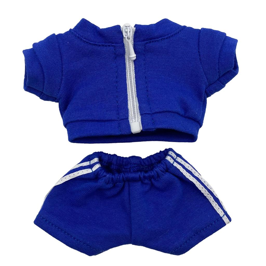 AXLUCE - Plush Toy Clothes - 10cm Doll - Jersey (Blue, 10cm)