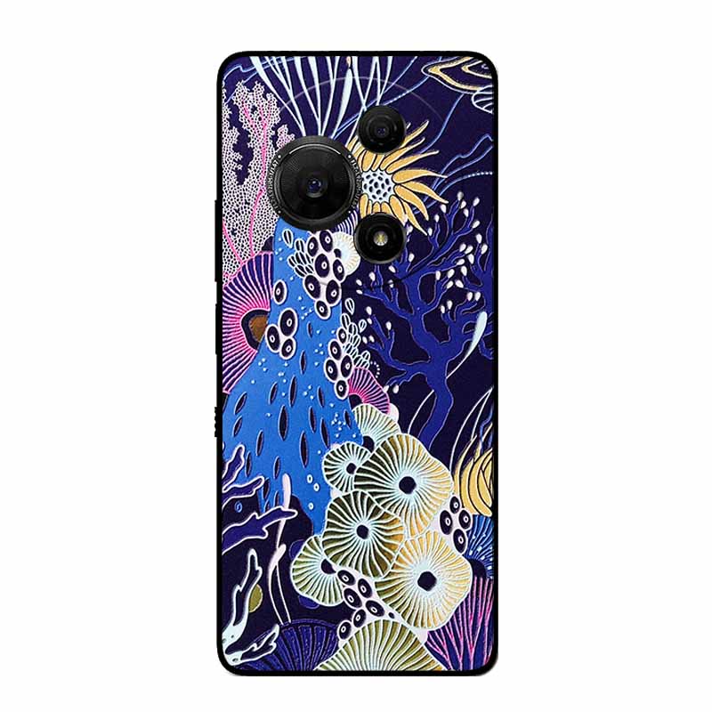 3D Relief Embossed Cover For TCL 60 NxtPaper 4G Case Soft Silicone Back Cover For 60 NXTpaper 4G 3D Relief Funda TCL 60 NXTpaper