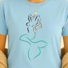 Minimal Line Meerjungfrauen T-Shirt | Sommer Mode T-Shirt, Meeresliebhaber, Geschenk für Sie
