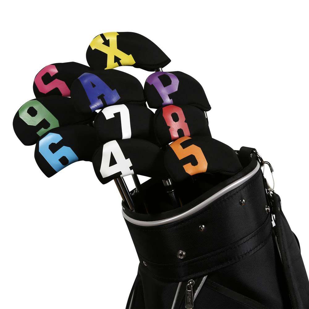 Cover With Number Design Golf Iron Headcover Golf Iron Covers Set Golf Head Cover Protector Case