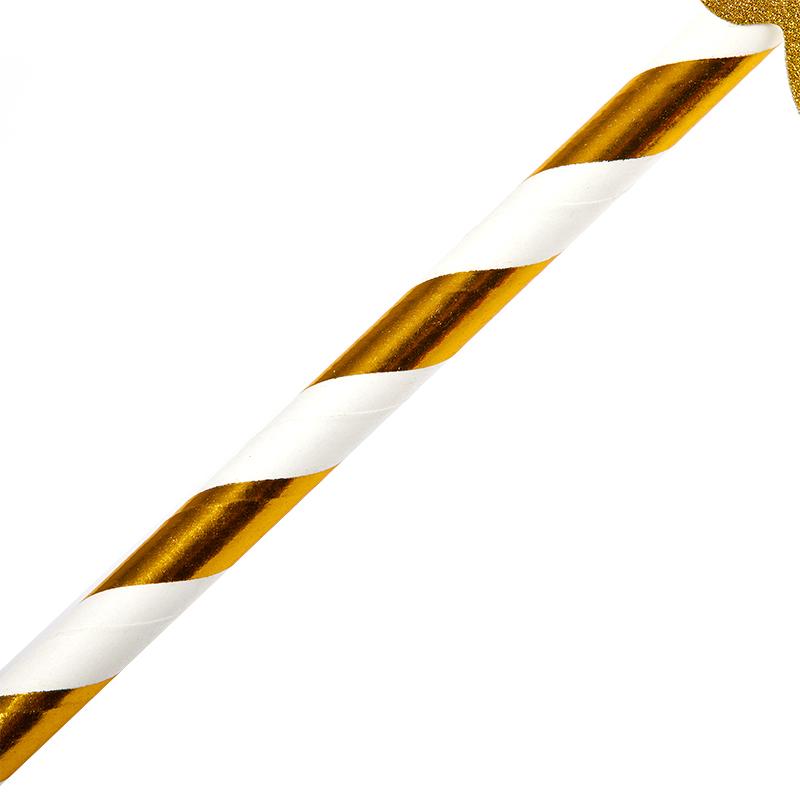 6ks/sáček Dekorace na rozlučku se slámou Jednorázové nádobí Dekor