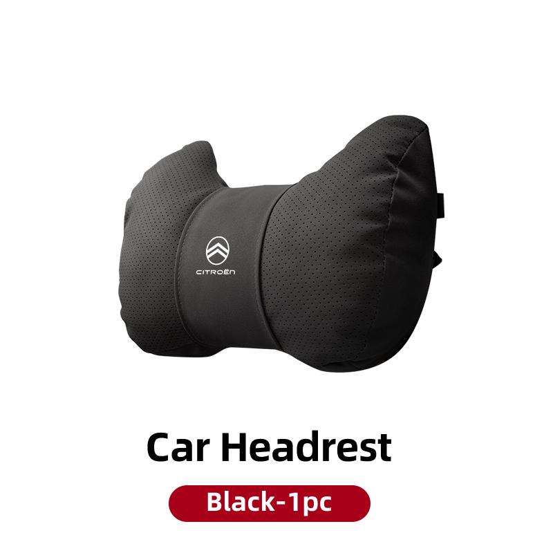 

Car Neck Pillows Leather Pack Headrest Auto Seat Lumbar Support Interior For Citroen C4 C5 C1 C2 Berlingo Celysee Cactus