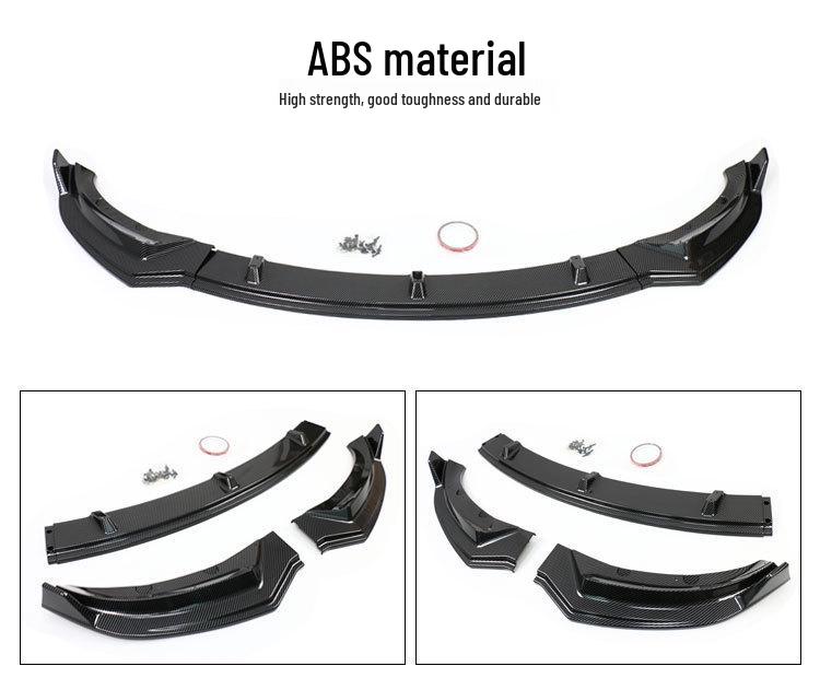 Tesla Model 3 Three-Section Injection Molded Front Lip Body Kit