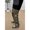 Men's Retro Snake Pattern Camouflage Casual Canvas Pants