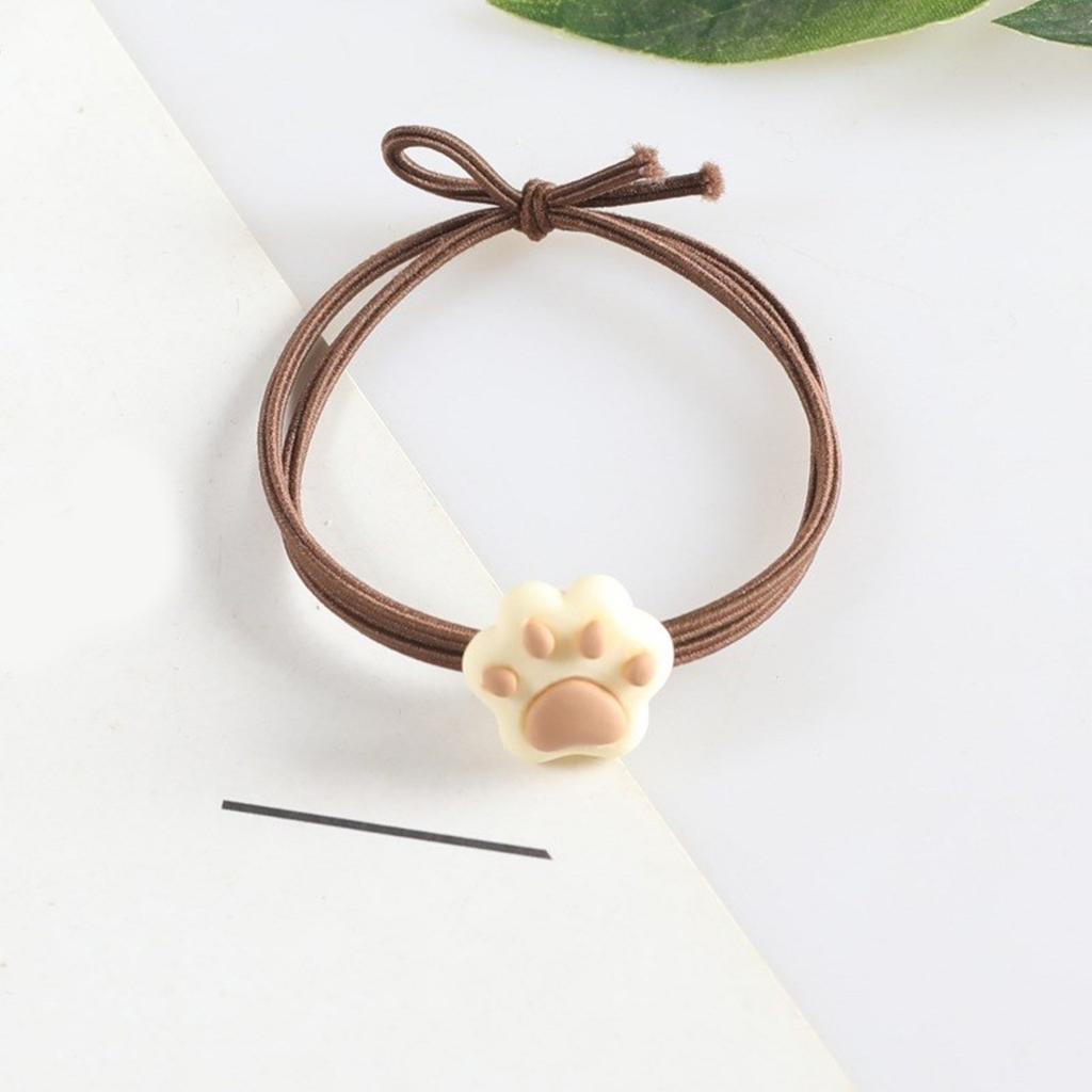 Cartoon Kitten Paw Style Cat Paw Hair Tie Hair Rope Strong Hold Christmas Costume Cat Paw Cute Hair Rope Non-Slip