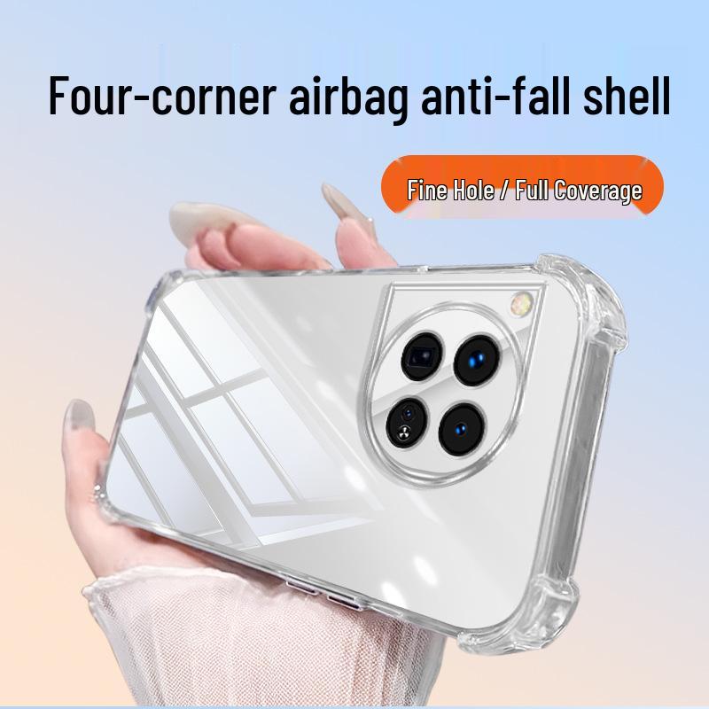 OnePlus 12 Airbag Corner TPU Case - Transparent, Drop-proof, Premium Feel, Ins Style, Full Coverage OnePlus 12