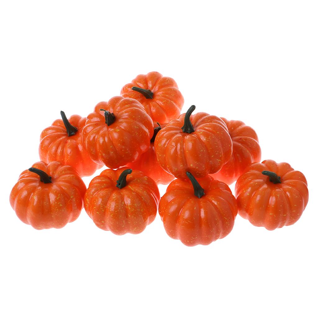 Lifelike Halloween Artificial Pumpkin Fake Fruit Vegetable Home Party Decor