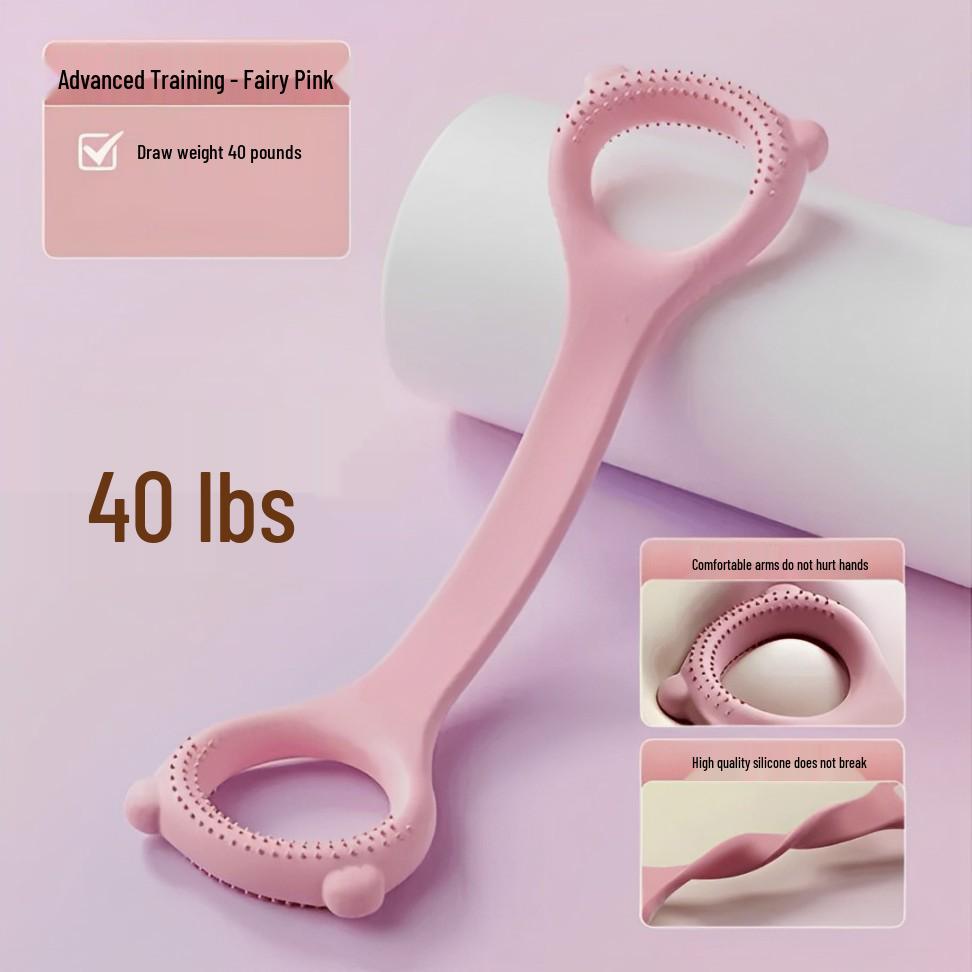 Figure-8 Fitness Band: Women's Chest Expander & Back Training Yoga Elastic