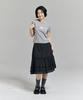 AWESOME STUDIO Kitsch Patchwork T-Shirt Melange Gray