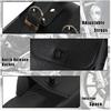 Black Pu Leather Motorcycle Side Tool Bag Storage Saddle Luggage Bags Universal