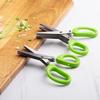 Muti-Layers Kitchen Scissors Stainless Steel Vegetable Cutter Scallion Herb Laver Spices Cooking Tool Cut Kitchen Accessories