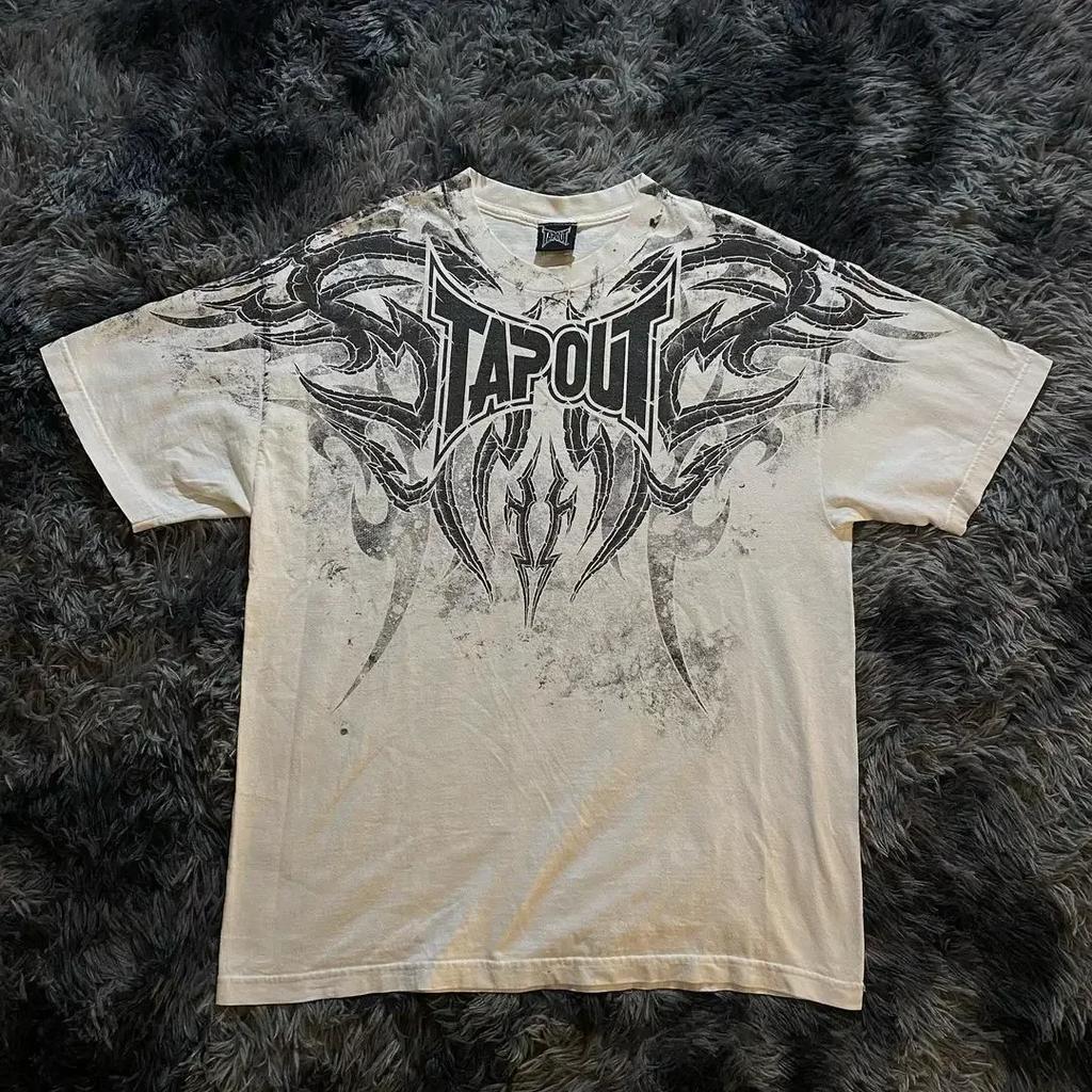 Topuri Retro Affliction anii 2000 Vară Stradă Gotic Retro Imprimat Tricou Supradimensionat Bărbați Hip Hop Harajuku Punk Mânecă Scurtă Tricouri Îmbrăcăminte Femei