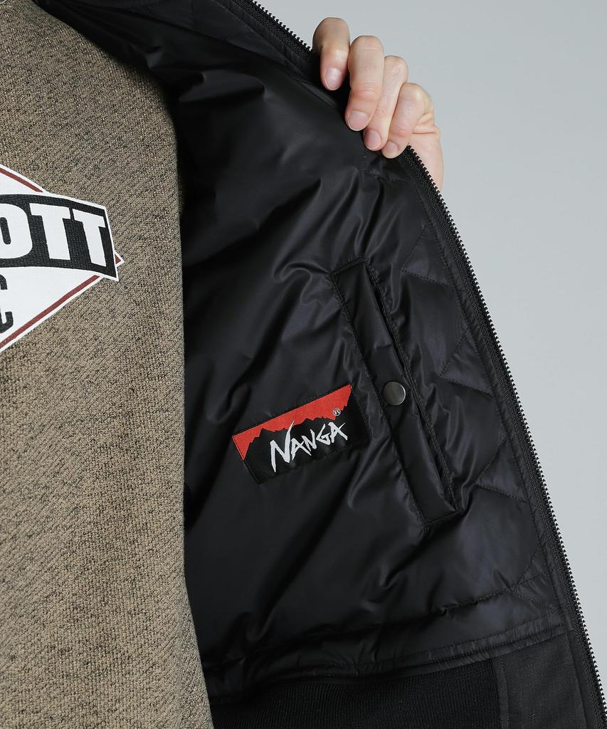 Schott X NANGA HINOK MA-1 Men's Small 010 Black 782-4253005