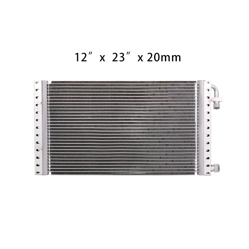 

Universal A/C Aluminum Radiator Condenser 12x23x20mm High-Cooling for Car Street Rod Truck Air Conditioning