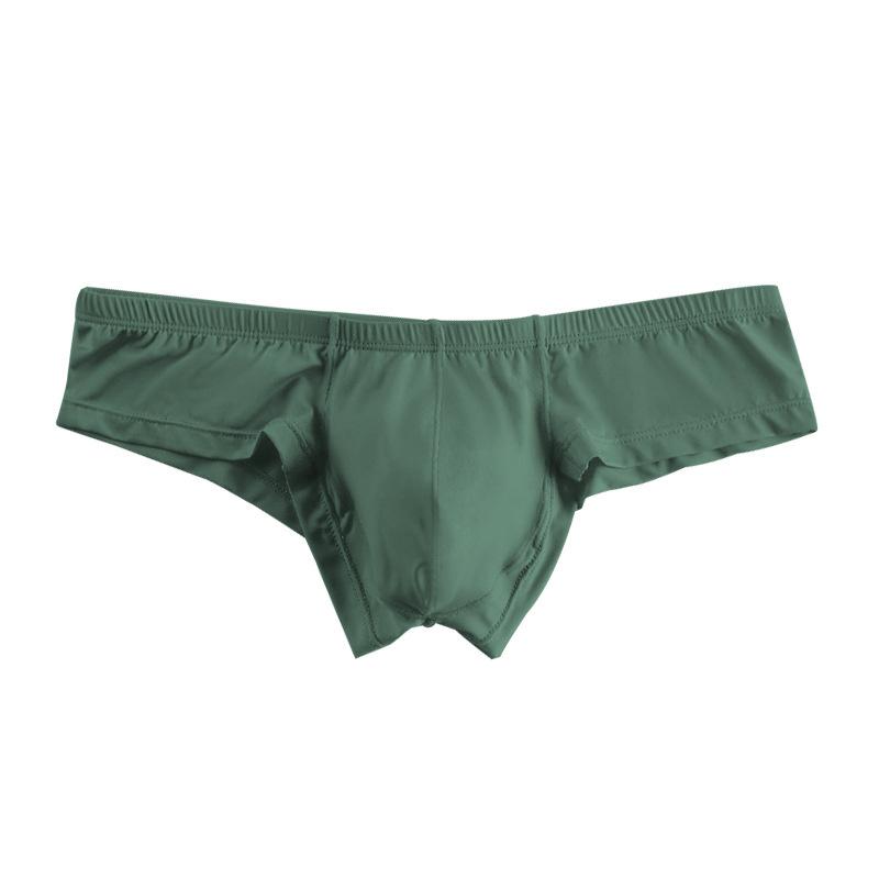 Men Erotic Clothing Modal Men's Triangle Pants Solid Color Bikini Low Waist Hip Clip Non Marking Underwear Sports Comfort Breathable Pants Underwear