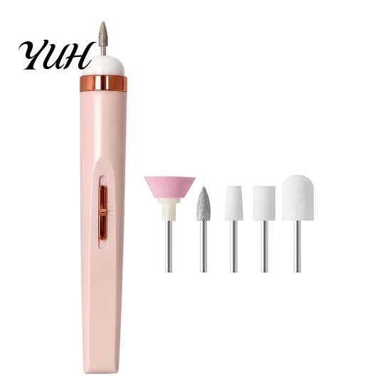 Professional Nail Polishing Pen Electric Drill Kit, Portable Pen-shaped Manicure Pedicure Tool, Adjustable Speed Multifunctional Exquisite Gift
