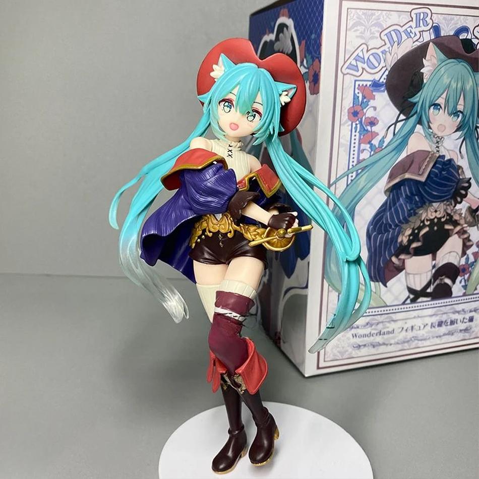 20cm Sexy Girl Hatsune Miku Anime Figure Fashion Subclture Miku Action Figure Christmas Gift PVC Collections Model Doll Toys