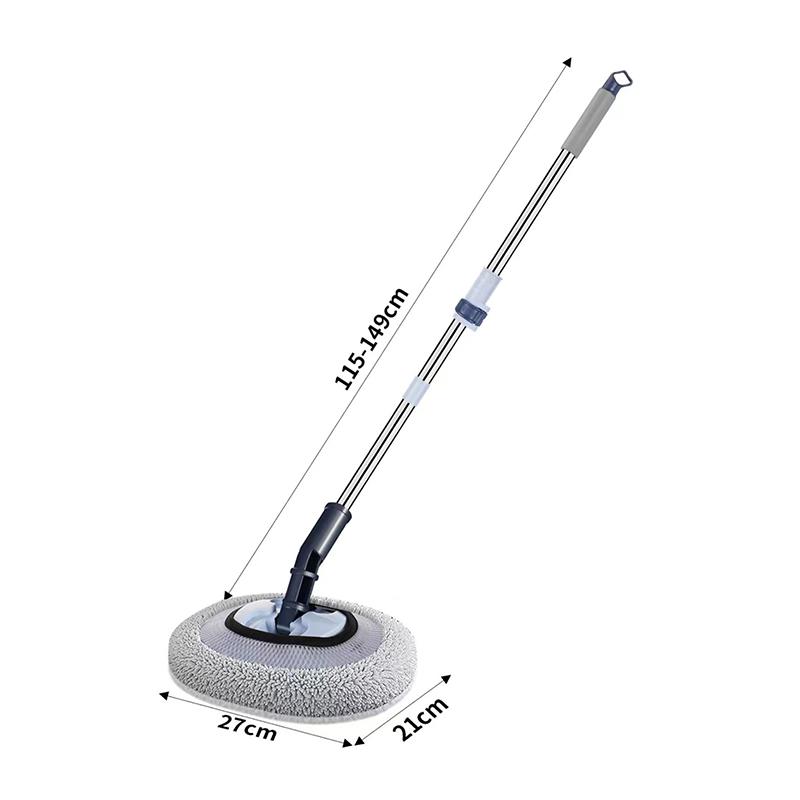 Car Wash Brush Car Cleaning Brush Telescoping Long Handle Mop Soft Hair Chenille Universal Window Wash Auto Accessories