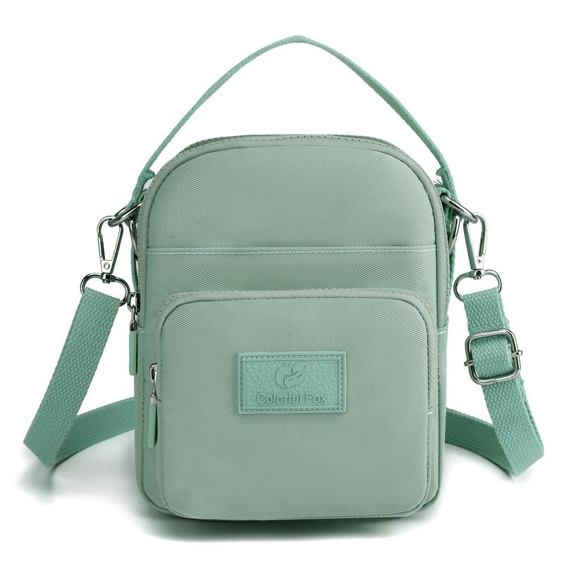 Schultertasche Damen neuer Modetrend Outdoor-Freizeit Handy-Tasche Schlüssel-Wechselgeldtasche spritzwasserabweisende Nylontasche