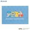 MORIPiLO Pokemon Duvet Cover Set (Pikachu & Paldea Friends Duvet Cover & Pillowcase) Soft Peach Skin Single 150x210cm Blue Cute Bedding Set 2 Pieces P