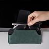 fscr7 Car Sun Visor Glasses Case Suede Storage Box Clip for Porsche 718 Cayenne Panamera 911 Macan Taycan Cayman Boxster Stickers