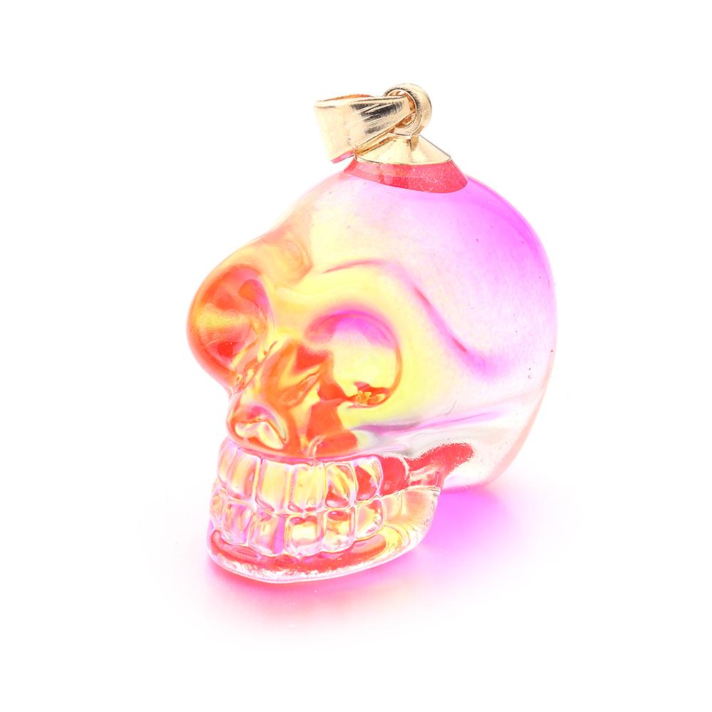 2025 New Punk Skull Pendants Lampwork Charm Pendants for Jewelry Making Skeleton Pendant DIY Necklace Christmas Gift Wholesale