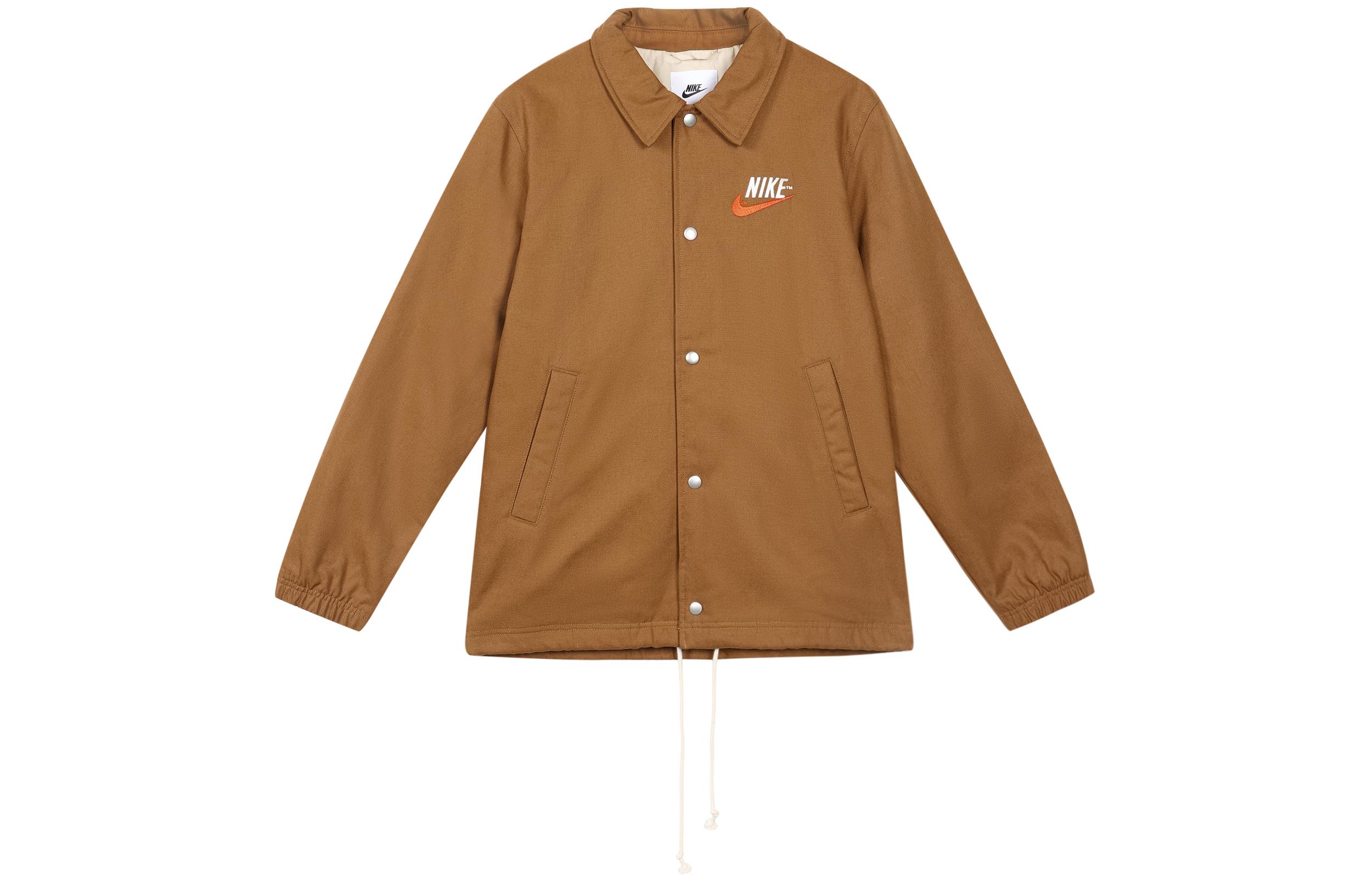 Nike Jackets Men s Brown Lapel Moderate Other FD9903-258 M