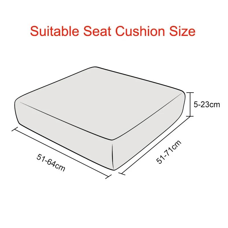 1PC Velvet Sofa Seat Cushion Covers For Living Room Plush Cushion Covers Soft Stretch Couch Slipcover Furniture Protector