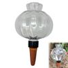 Slow Seepage Self Watering Plant Waterer Lantern Shape Clear Reservoir Plant Watering Spike Plastic Body Large Opening