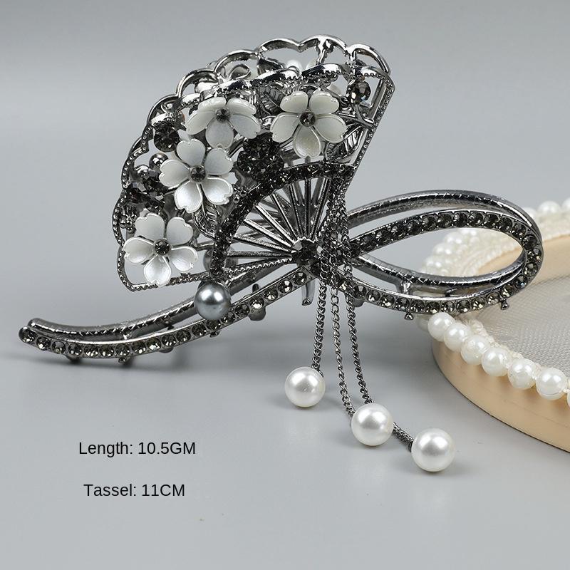 

Антикварная заколка для волос с кисточкой в ​​стиле веера