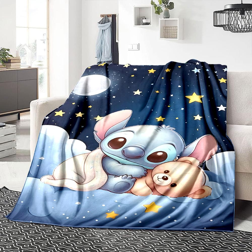 Bolt Flannel blanket, soft and warm, suitable for beds and sofas, all seasons, portable travel blanket. 073079