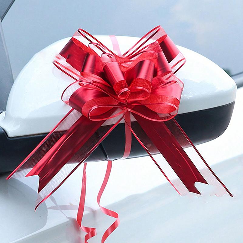 WTEMPO Pull Bow Packaging Bows Multicolor Ribbon Bow for Gift Wrapping Christmas Wedding Baskets Valentine's Day Decoration
