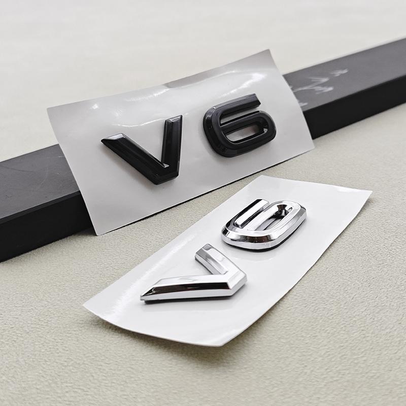 RUNTB1 3D ABS Car Styling 4MOTION V6 Logo Sticker Body Badge Tail Decal For VW Tiguan Touareg Golf Passat R32 Atlas Arteon Accessories
