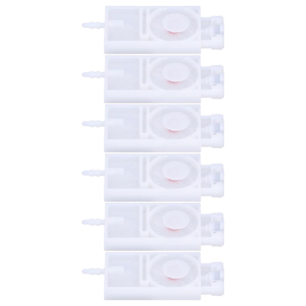 6Pcs Ink Damper Solvent Inkjet Head Rectangular PP Damper Replacement for XP600 Printer