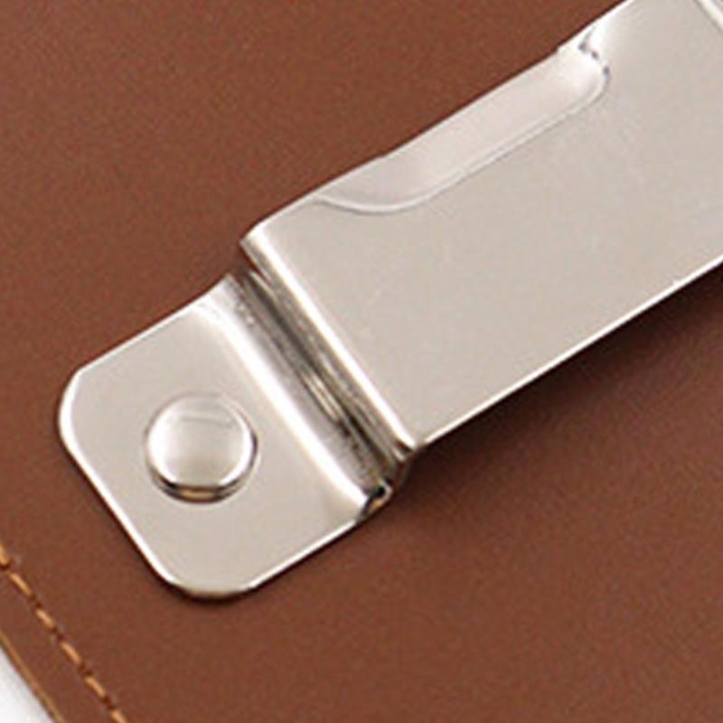 Premium Leather Tape Measure Case Adjustable Belt Clip For 5m 10m Measuring Tape Compact Design For Professional Craftsmen