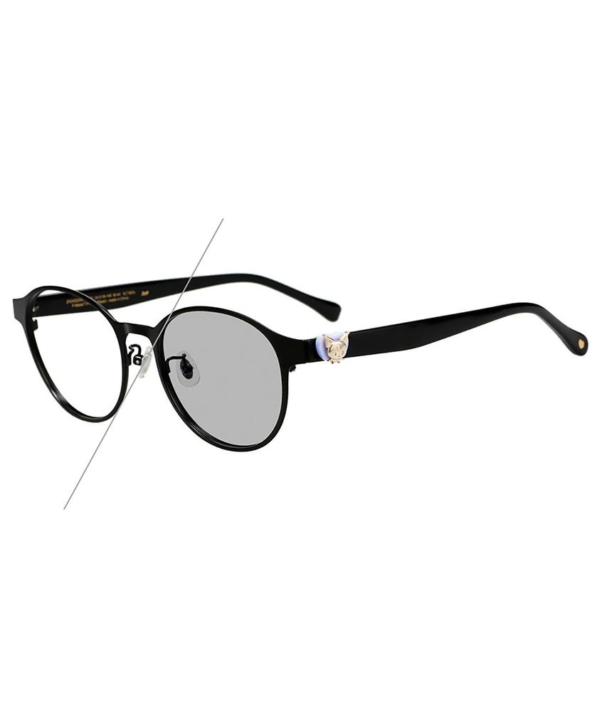 sunglasses UV UV protection rate of or for cute and Sanrio characters Black [Zoff] Boston-style protection, 99.9% more, unisex, stylish,