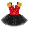 Kids Girls Circus Ringmaster Costume Dancewear for Halloween Cosplay Party