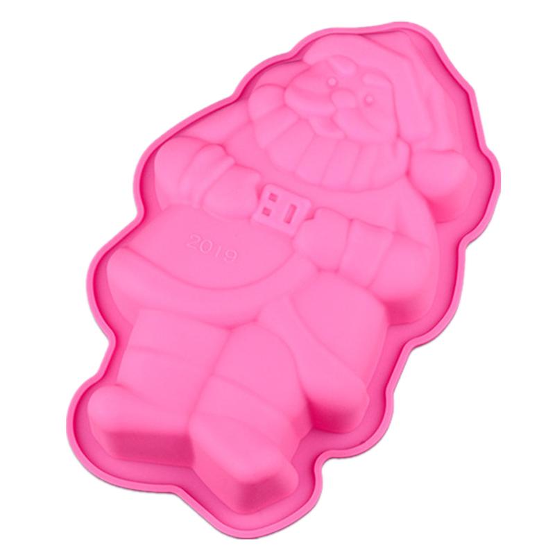 1Pc Small Silicone Mould Christmas Tree Santa Claus Snowflakes Baking Cake Molds Xmas Party Decoration
