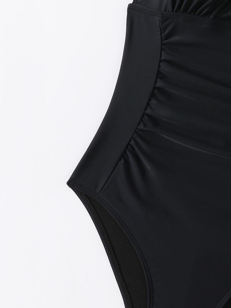 2026 European & American Conservative One-Piece Swimsuit for Women