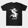 Men Black Print T-shirt Sepultura No-Cut Heat Transfer Print Cotton Tshirt