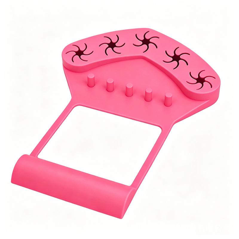 Soft Silicone Nail Arm Rest Non-Slip Hand Support Mat With Nail Polish Holder for Nail Techs Manicure Studio Use