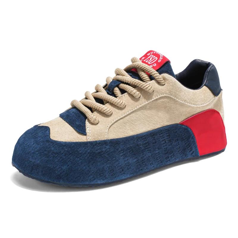 

Мужская толстая подошва увеличивает повседневную спортивную обувь нескользящая удобная дышащая вулканизированная обувь для ходьбы беговая мужская обувь 41